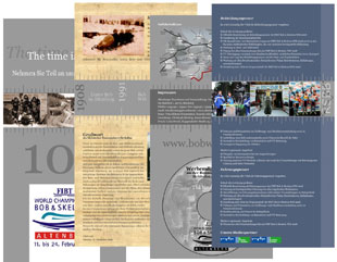 Sponsorenmappe 'The time is right' - 100 Jahre Bobsport